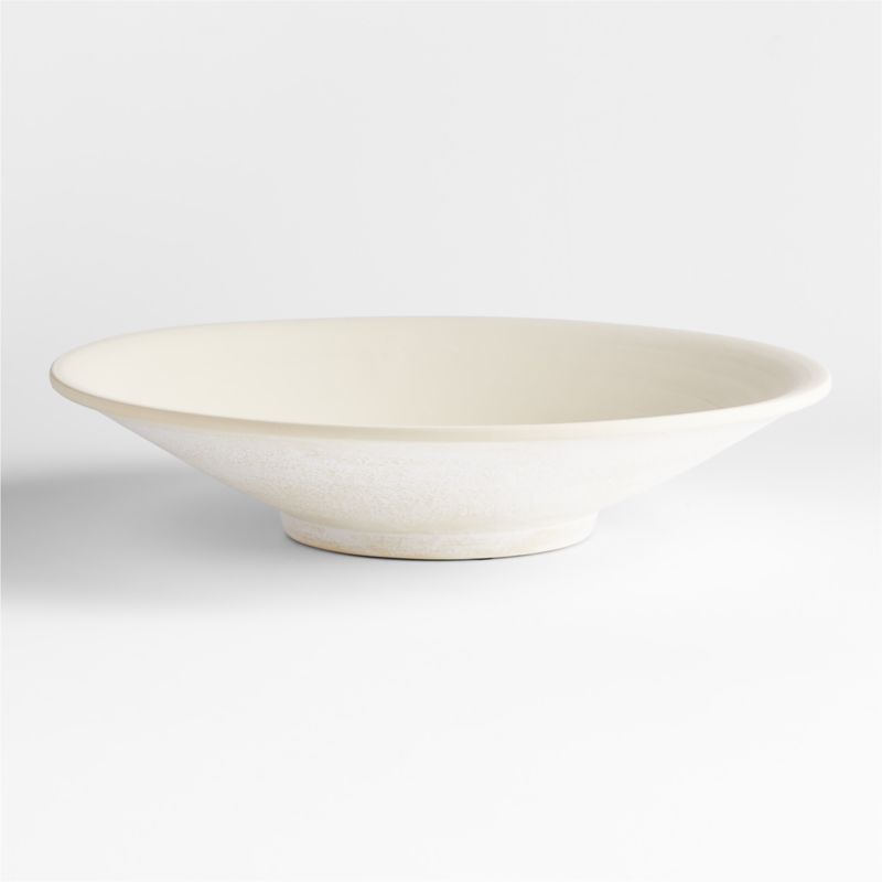 Ophelia Natural Ceramic Centerpiece Bowl 20"