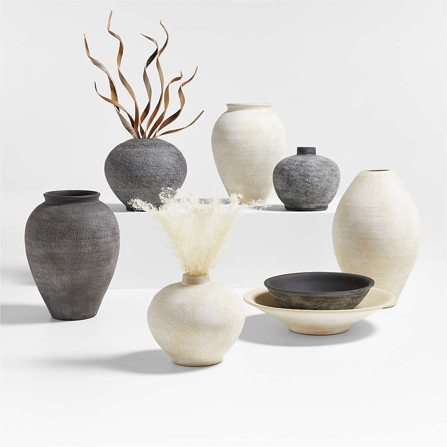 Olga Graphite Vase (23 cm) – MHF Decor-Delights