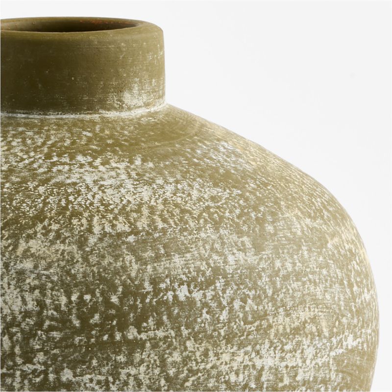 Ophelia Matte Olive Small Vase 7.5" - image 3 of 9