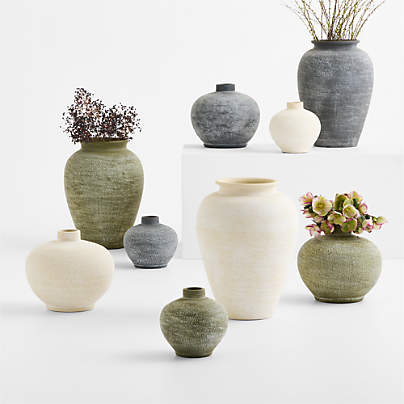 Ophelia Matte Vases 7.5"-17"