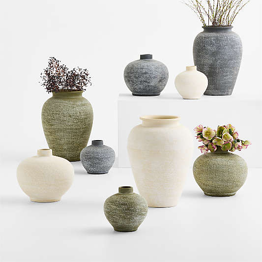 Ophelia Matte Vases 7.5"-17"