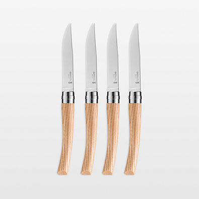 View Opinel Ashwood Steak Knives, Set of 4 details