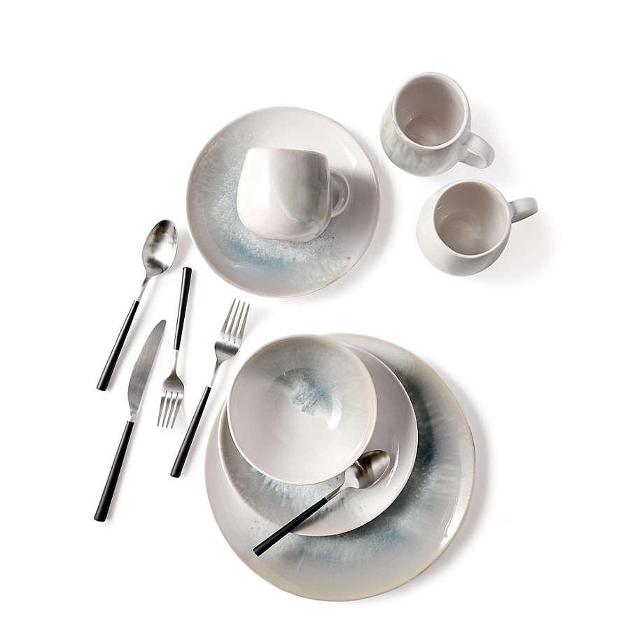 Kenton Black 20-Piece Flatware Set + Reviews | Crate & Barrel