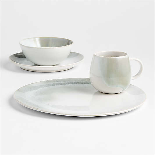 Ora Stoneware Dinnerware 4-Piece Place Setting