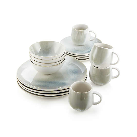 Ora Stoneware Dinnerware 16-Piece Set