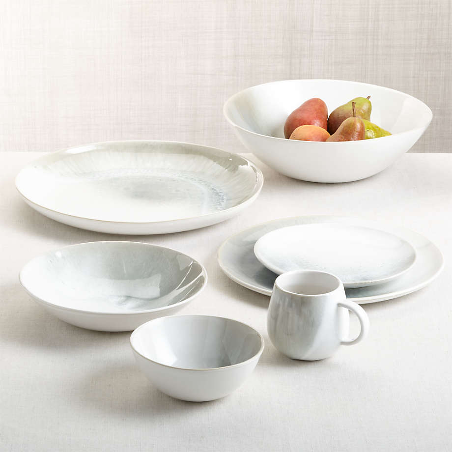 Ora Stoneware Bowl Plate + Reviews | Crate & Barrel