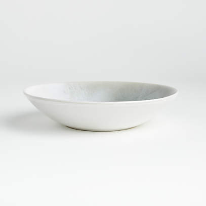 Blue Grey: Ora Stoneware Low Bowl