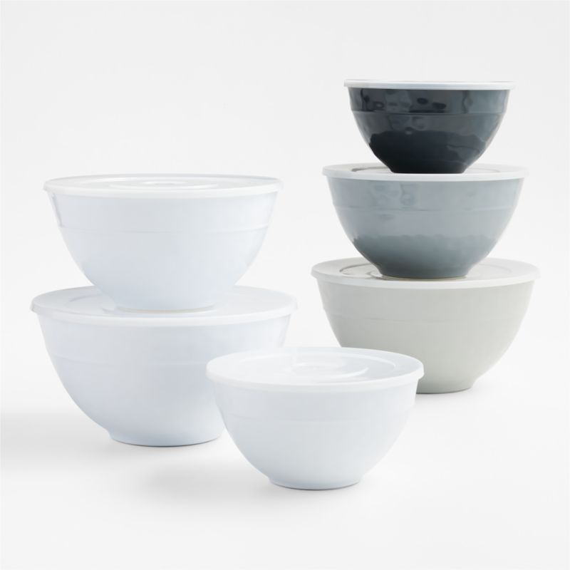 Orabel Melamine Mixing Bowls with Lids