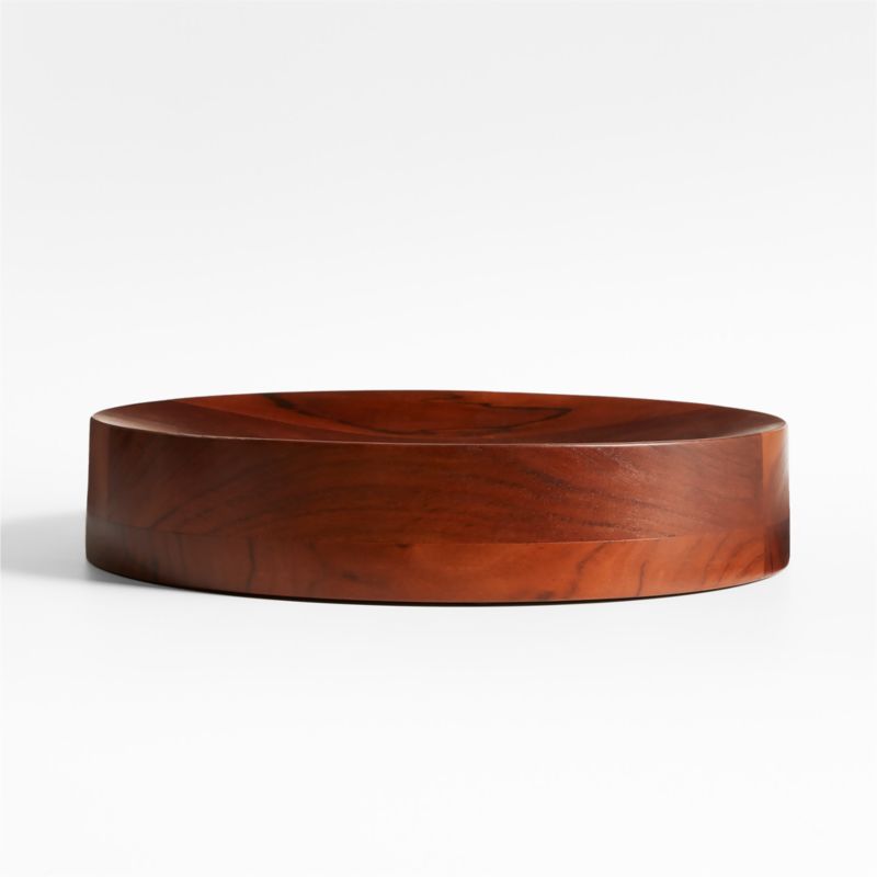 Orah Turned Wooden Centerpiece Bowl 15"