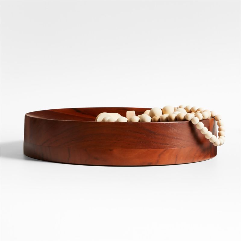 Parker Medium Bamboo and Metal Tray by Jake Arnold