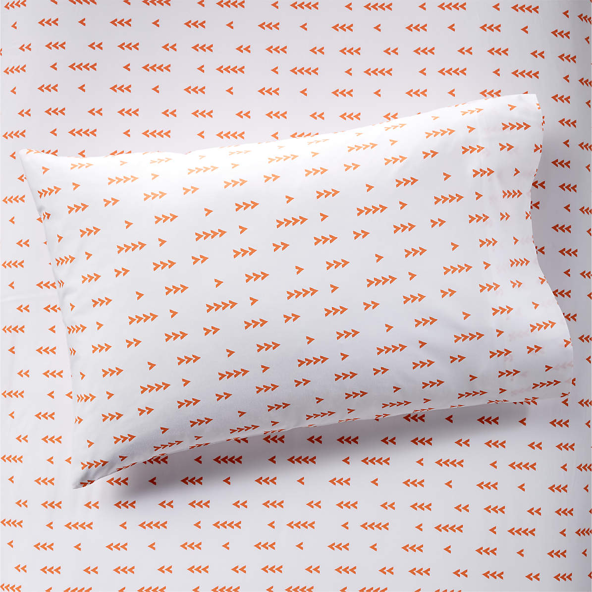orange pillowcase