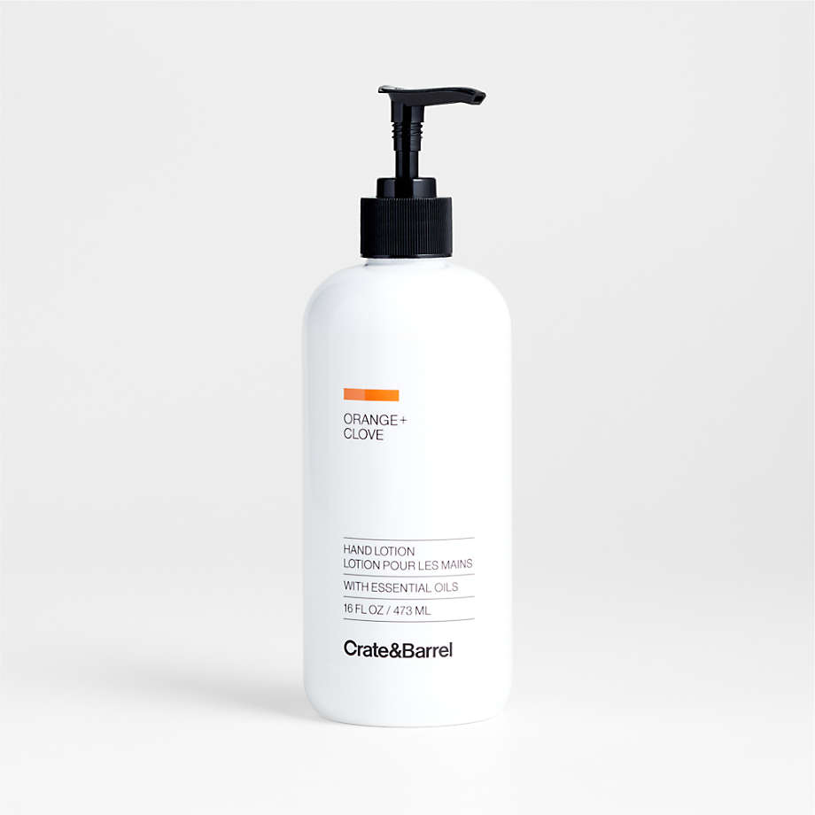 Orange + Clove Hand Lotion | Crate and Barrel