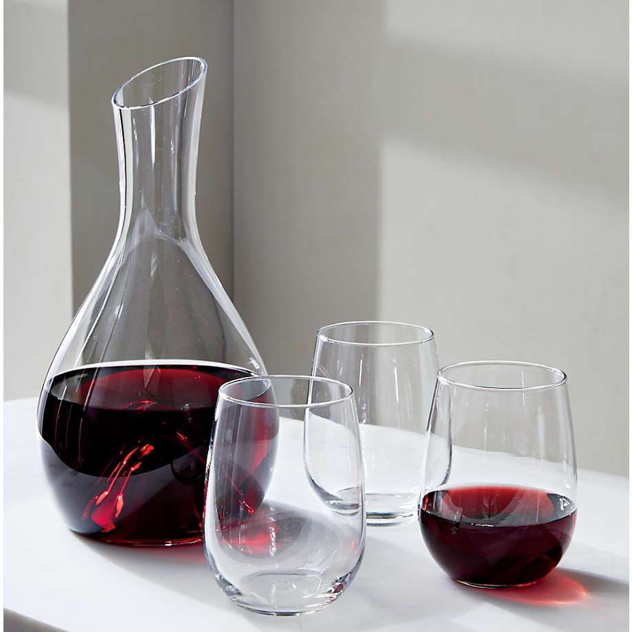 STORSINT Red wine glass, clear glass, Height: 8 Package quantity