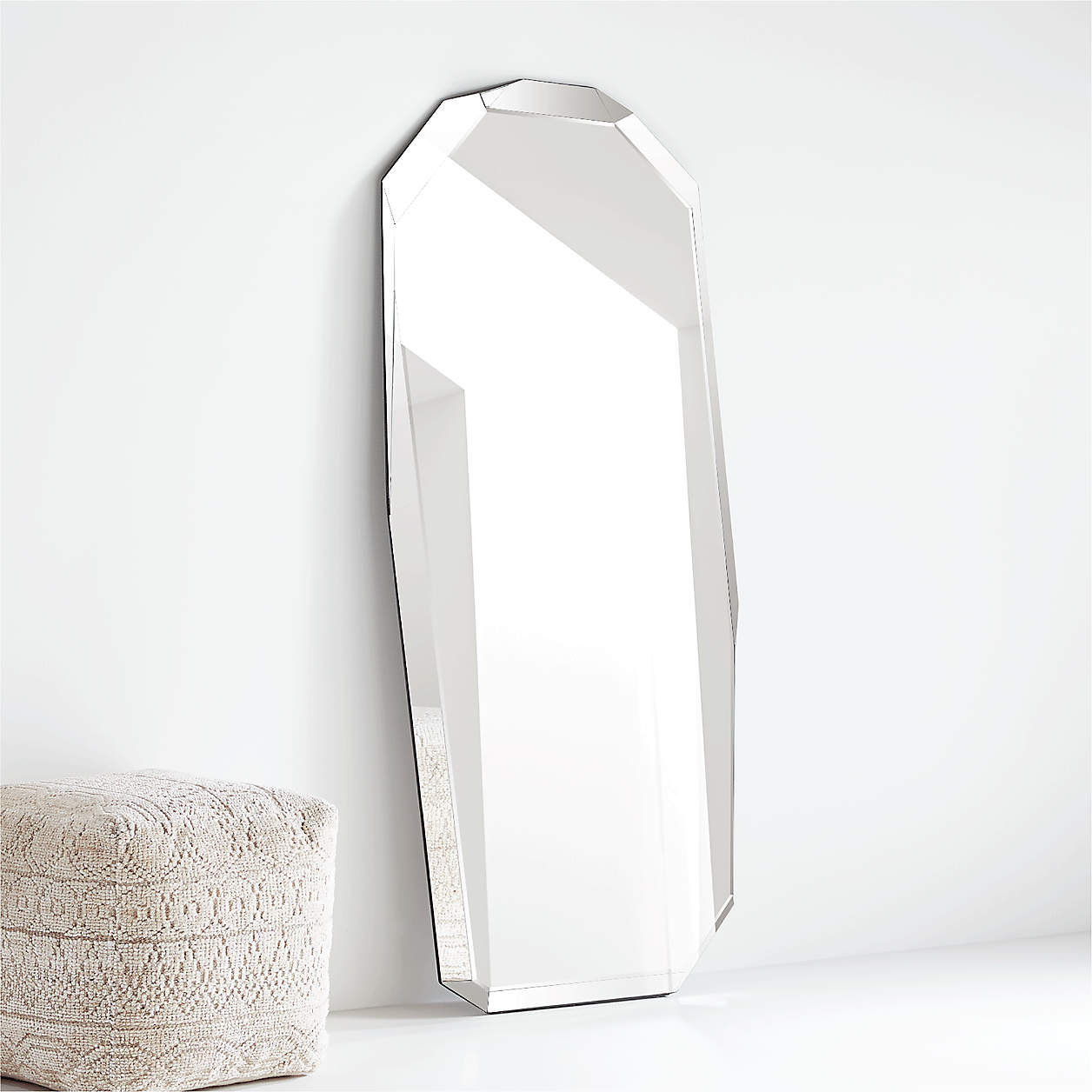 Orezi Geometric Floor Mirror + Reviews Crate & Barrel