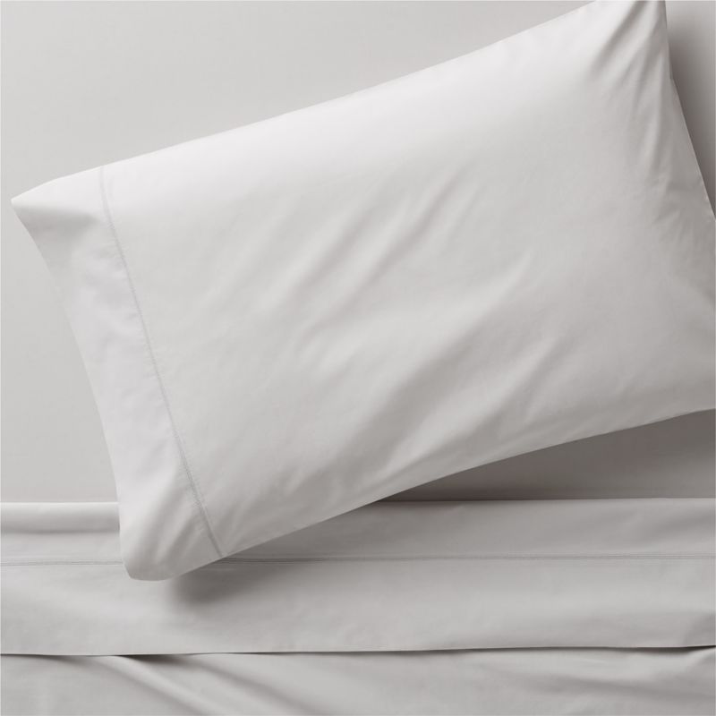 Favorite Organic Cotton Percale Dove Grey Twin/Twin XL Bed Sheet Set