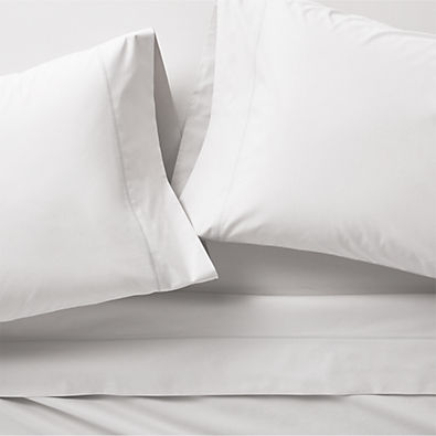 View Favorite Organic Cotton Percale White Queen Bed Sheet Set details