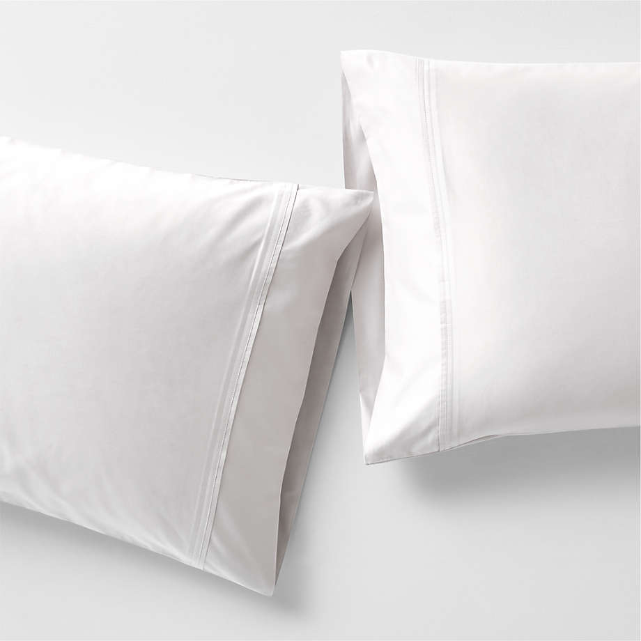 Organic 400 Thread Count Sateen Pillow Cases Standard
