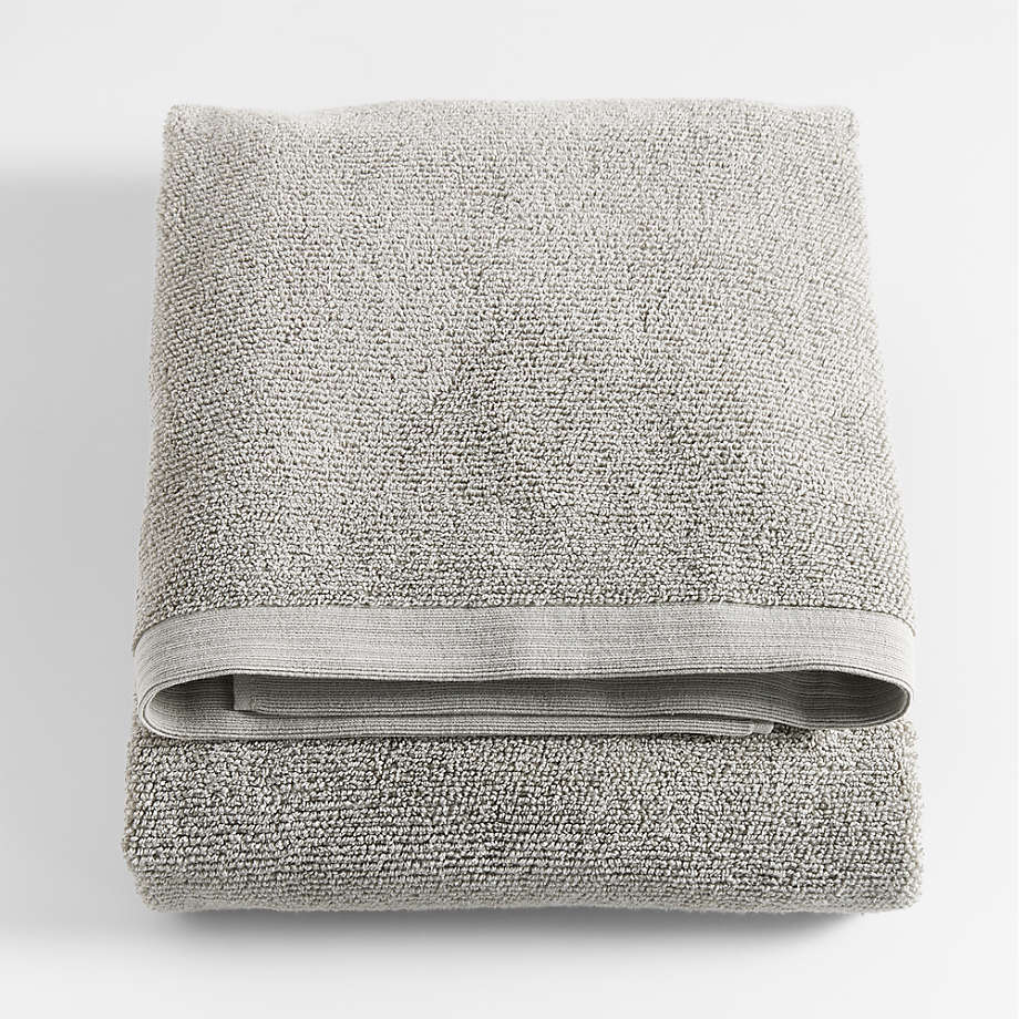 Bright White Antimicrobial Organic Cotton Bath Towel + Reviews