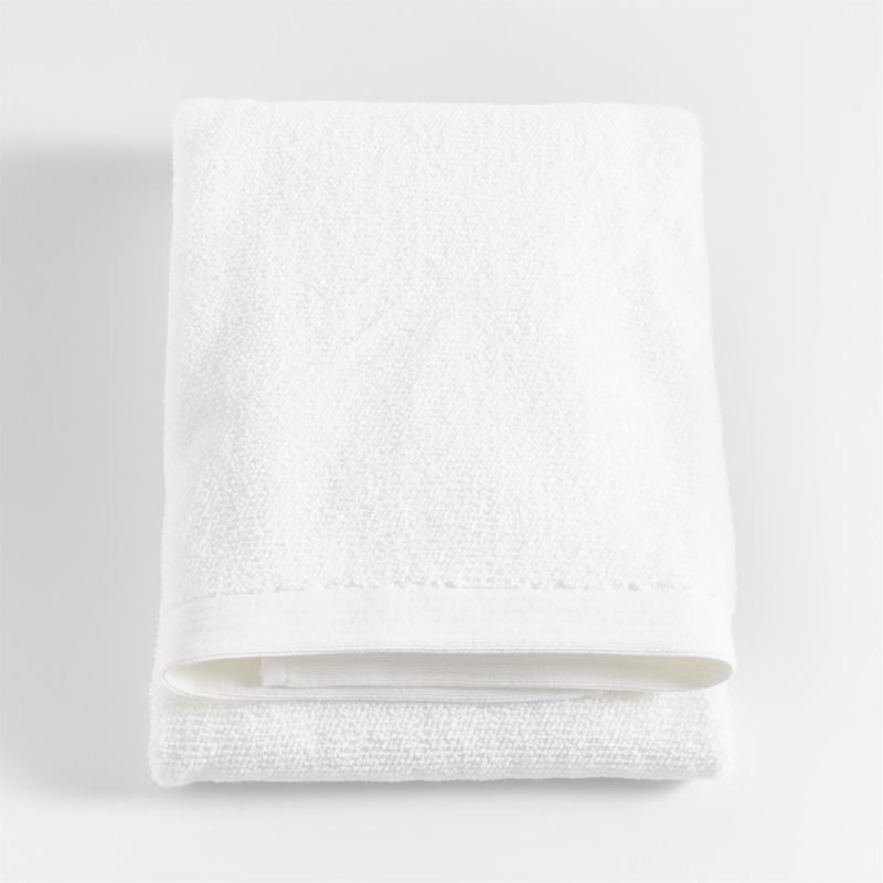 Bright White Antimicrobial Organic Cotton Bath Towel - image 3 of 4