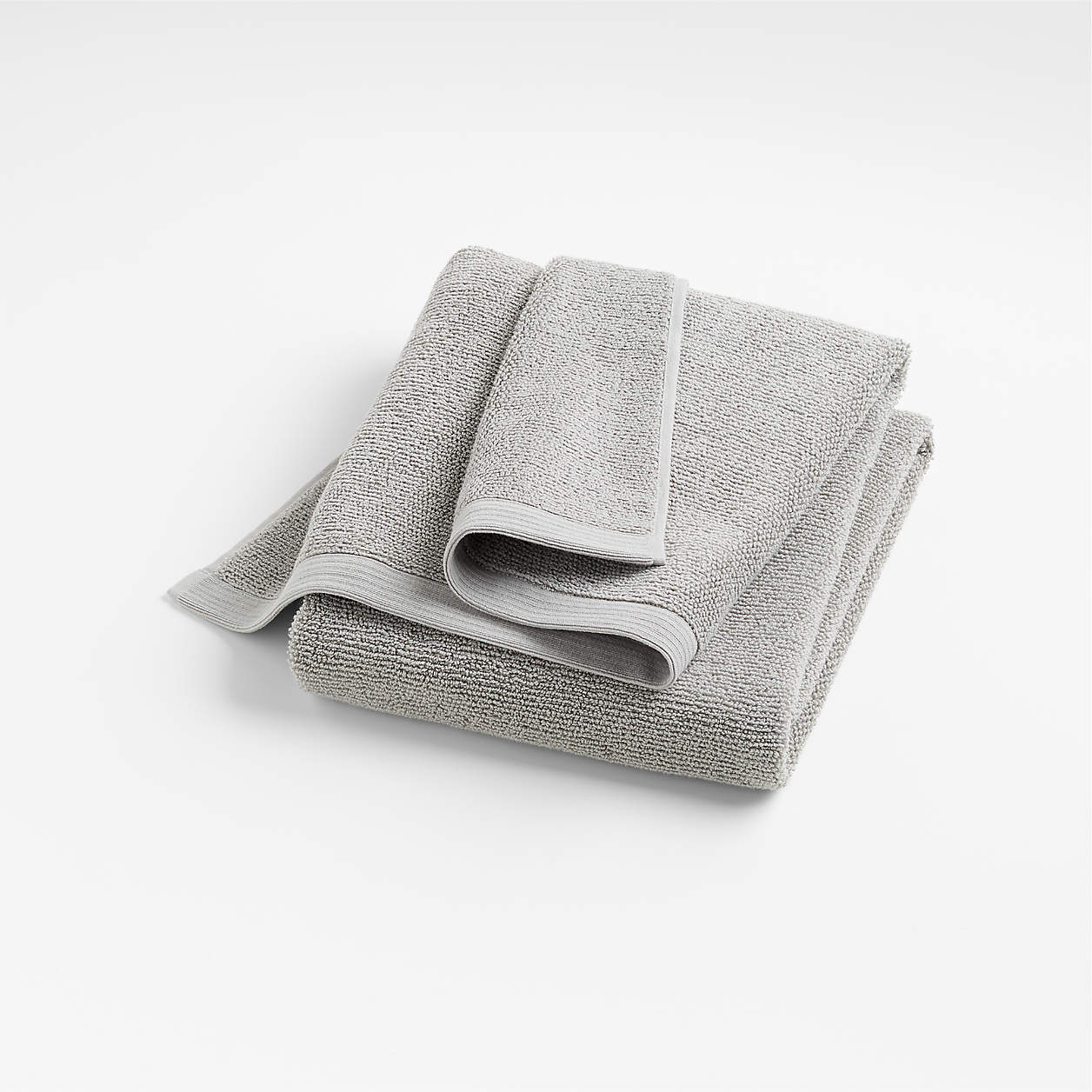 Ash Antimicrobial Organic Cotton Bath Towel + Reviews Crate & Barrel