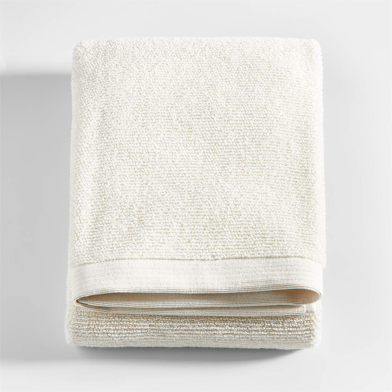 Ivory Antimicrobial Organic Cotton Bath Towel + Reviews Crate & Barrel