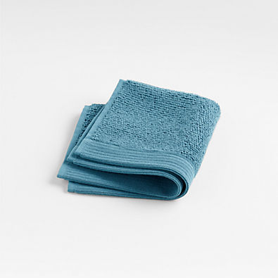 View Teal Antimicrobial Organic Cotton Washcloth details