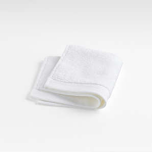 Hudson 100% Cotton White Guestroom Towels