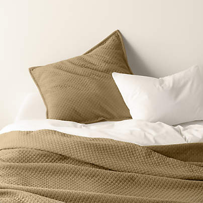 Favorite Washed Organic Cotton Aged Bronze Full Bed Sheet Set + Reviews ...