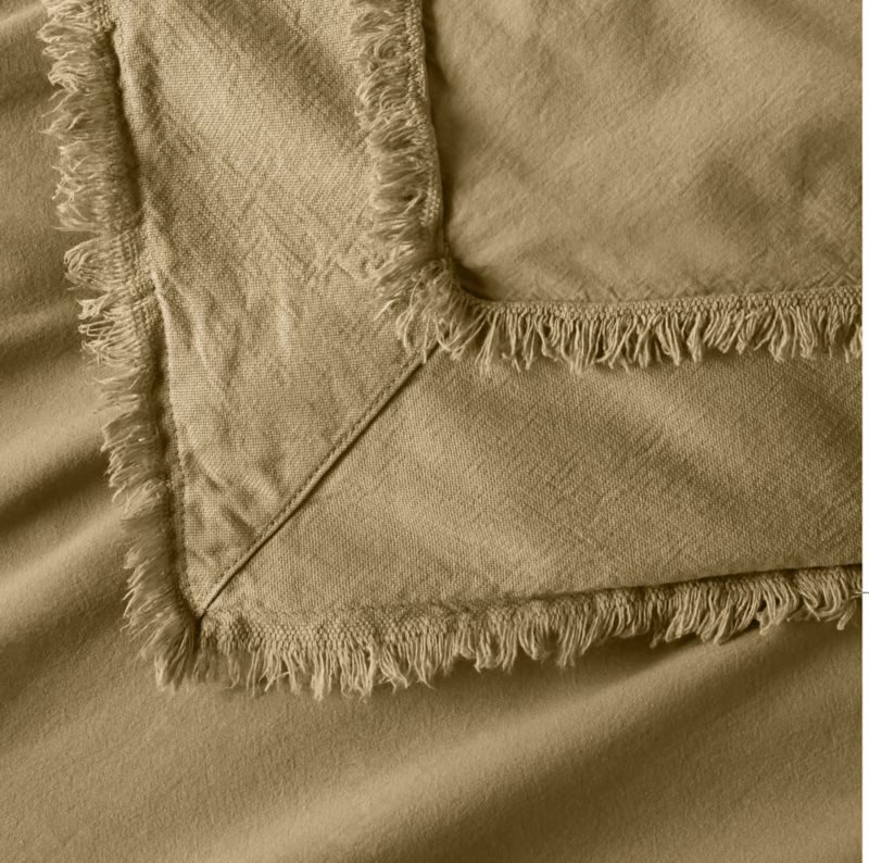 Favorite Washed Organic Cotton Aged Bronze Duvet Cover - image 6 of 10