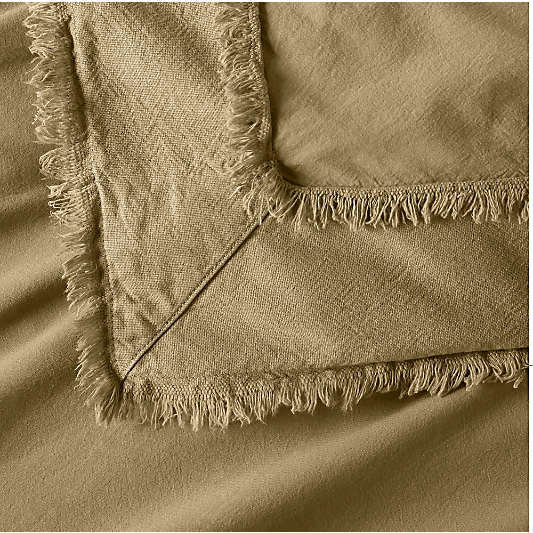 Favorite Washed Organic Cotton Aged Bronze Duvet Cover