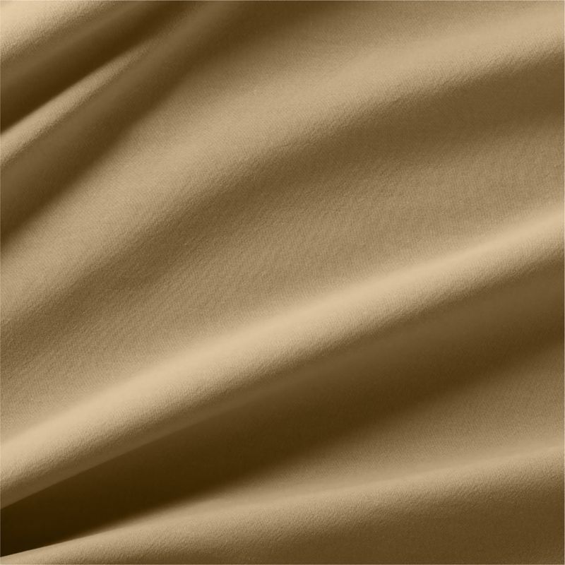 Favorite Washed Organic Cotton Aged Bronze King Bed Sheet Set - image 6 of 12