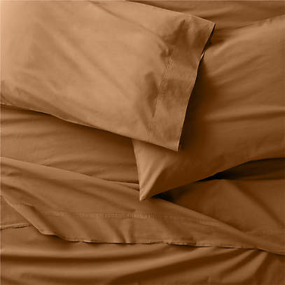 brown queen sheet set