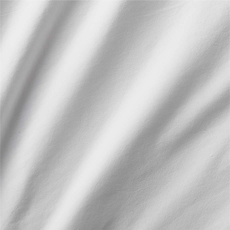 Favorite Washed Classic Organic Cotton White Standard Bed Pillow