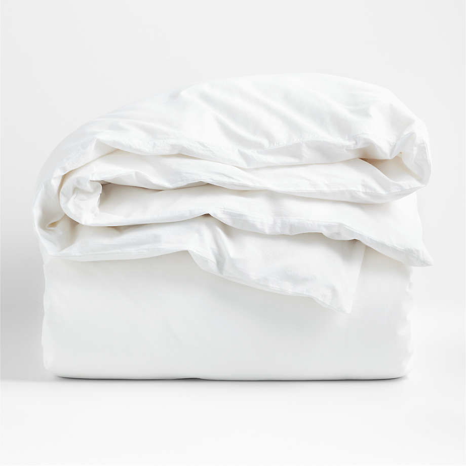 Organic Cotton Crisp White Full/Queen Duvet Cover