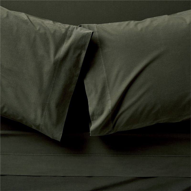 Basics Cotton Jersey 4-Piece Bed Sheet Set, Queen, Black, Solid