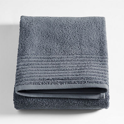 View Refibra Pebble Blue Organic Cotton Bath Sheet details