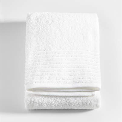 Refibra Crisp White Organic Cotton Bath Towel