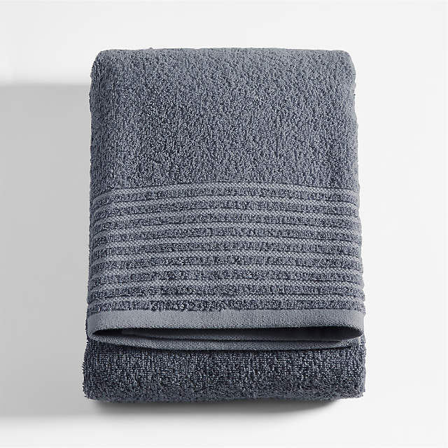 Navy and deals gray bath towels