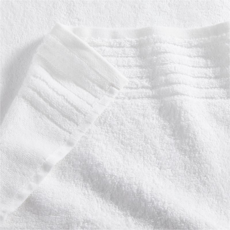 Refibra Crisp White Organic Cotton Hand Towel