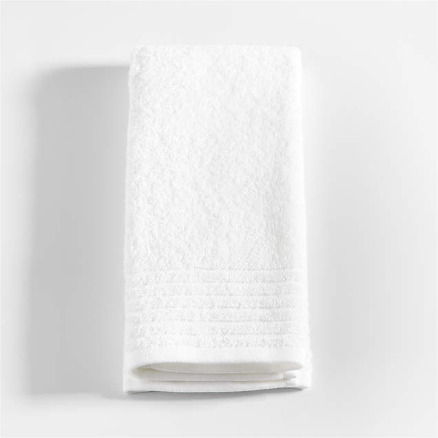 Ash Antimicrobial Organic Cotton Hand Towel + Reviews Crate & Barrel
