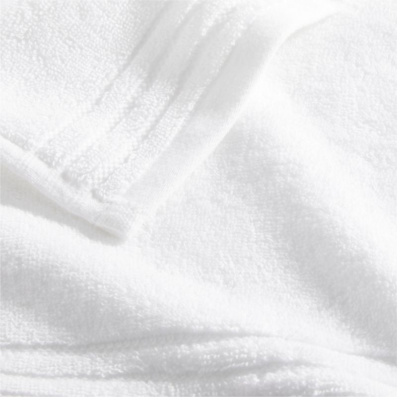 Refibra Crisp White Organic Cotton Washcloth