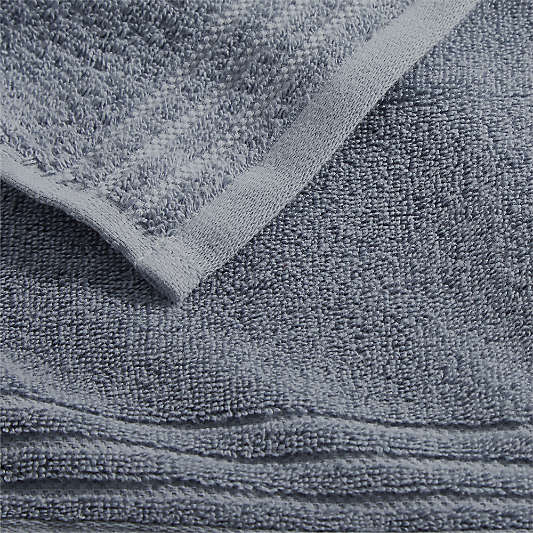 Refibra Pebble Blue Organic Cotton Hand Towel