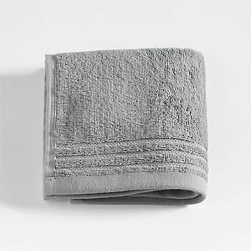 Oakias 100% Cotton Washcloths Grey - 60 Pack - Facial and Spa Towels - 12 x  12 Inches Quick Drying Bulk Wash Cloths