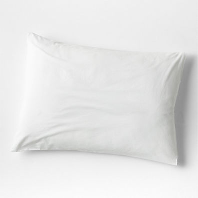 View Favorite Washed Classic Organic Cotton White Standard Bed Pillow Sham details