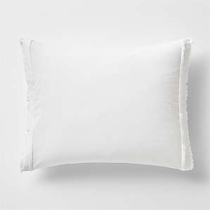 Nautica SUTTER CREEK Quilted Standard Pillow Sham Madras Plaid Pink Teal New