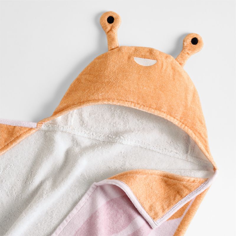 Crab Organic Cotton Hooded Baby Beach Towel - image 4 of 6