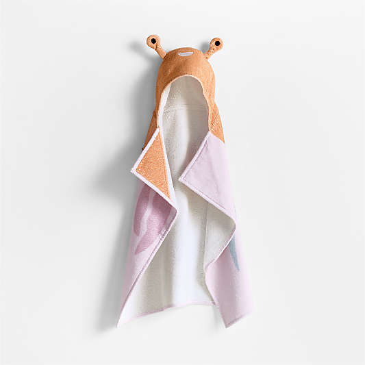 Crab Organic Cotton Hooded Baby Beach Towel