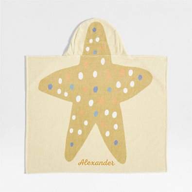 View Starfish Organic Cotton Hooded Baby Beach Towel details