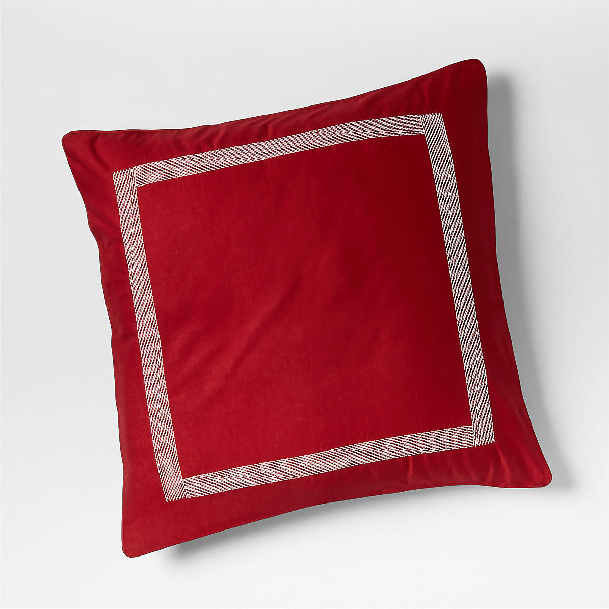 Red sales euro sham