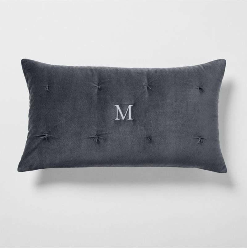 Organic Cotton Linen Velvet Midnight Navy King Bed Pillow Sham - image 6 of 8